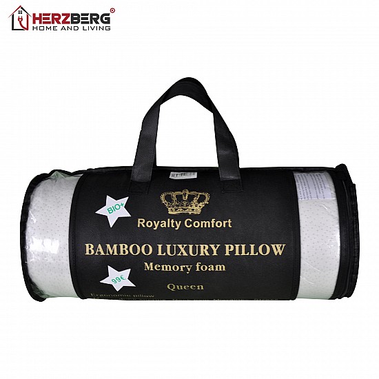 Royalty Comfort HG-5076BM; Bamboo Luxus Pillow Queen